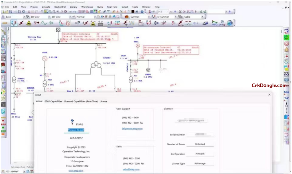Operation Technology ETAP 2023 v22.5