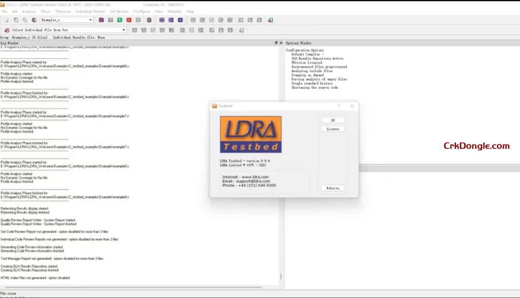 ldra testbed 9.8.6