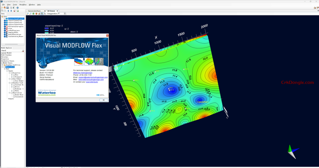 Waterloo Visual Modflow Flex v9.0