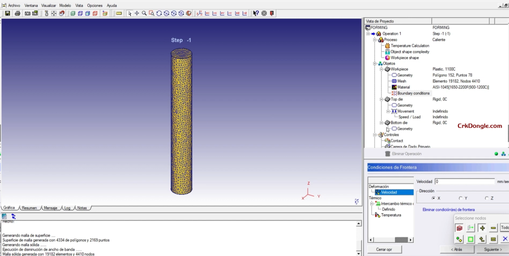 DEFORM 3D 13.1 CRACK