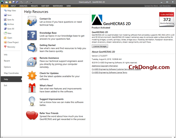CivilGEO GeoHECRAS 3.1.0.962-Engineering software Download