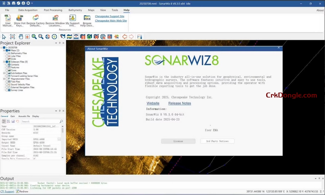Chesapeak SonarWiz 8.4-Engineering software Download