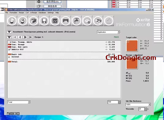 InkFormulation 6.60 Manufacturer